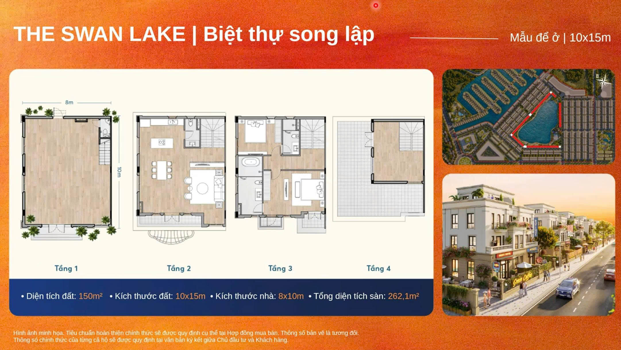 BIỆT THỰ PHÂN KHU SWAN LAKE