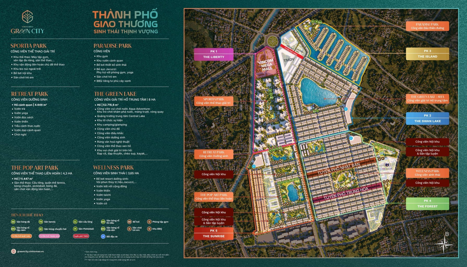 MẶT BẰNG TỔNG THỂ VINHOMES GREEN CITY